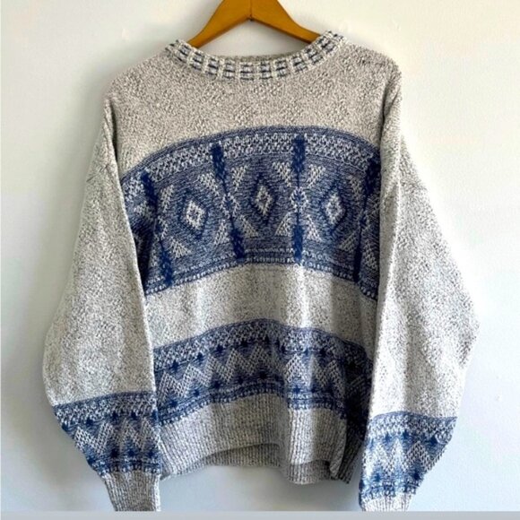 Vintage Tosani Coogi Style Knit Sweater, Medium - Picture 1 of 3